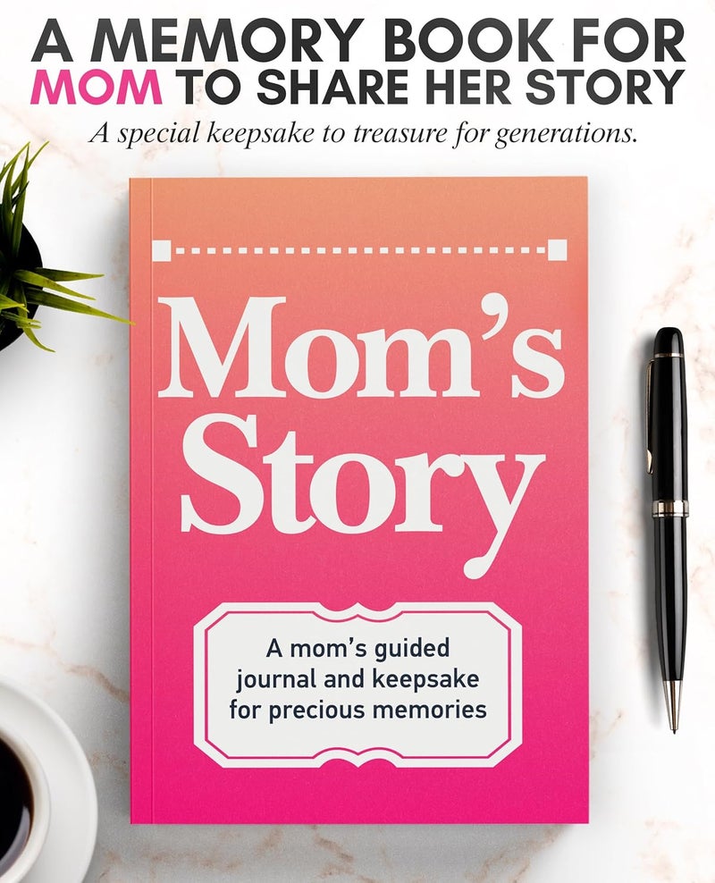 Coco & Lan Mom's Story Journal: A Meaningful Keepsake for Mom to Share Her Life Journey and Memories, Book Includes 250+ Prompt Questions, Sentimental Gifts Ideas for Mother's Day, Birthday, Christmas - Image 3